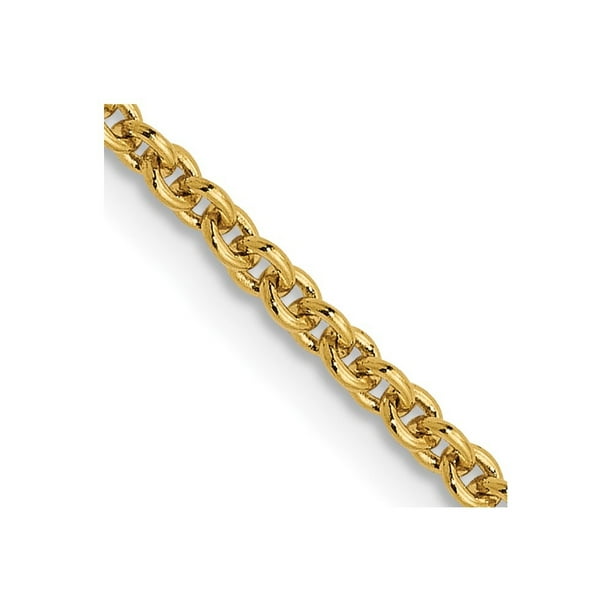 Chain Style Cable Chains Polished Nickel Free 20 in 14K Yellow Gold 1.1 mm Round Cable Chain Style Cable Chains Polished Nickel Free 20 in 14K Yellow Gold 1.1 mm Round Cable